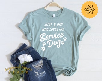 Chemise de chien d’assistance, chemise de chien de travail, chemise d’entraîneur de chien de service, chemise de propriétaire de chien d’assistance, cadeau de chien de service, chemise de chien de guide, garçon de chien de service