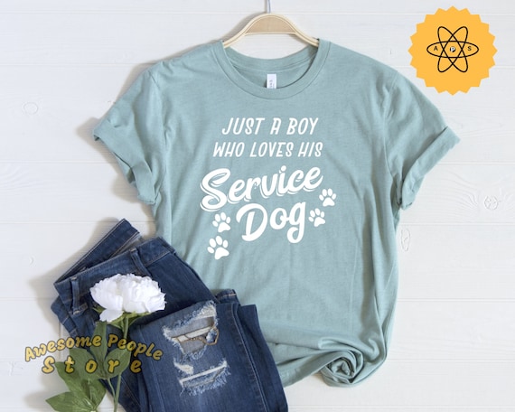 Service Dog Shirt, Working Dog Shirt, Service Dog Trainer Shirt, Service Dog Owner Shirt, Service Dog Gift, Guide Dog Shirt, Service Dog Boy