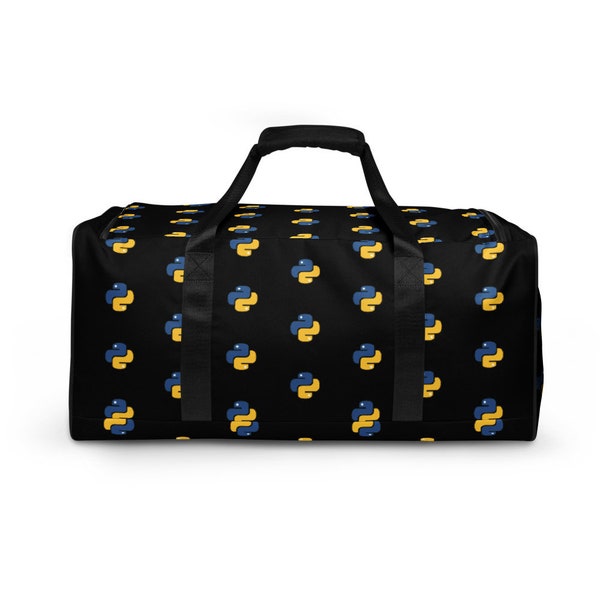 Python Duffle Travel Bag Data Science Machine Learning AI Programmer Code Developer Software Engineer Computer Science Major Math Statistics