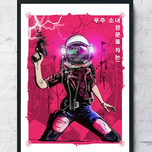 Post apocalyptic - Cyberpunk Kunstdruck