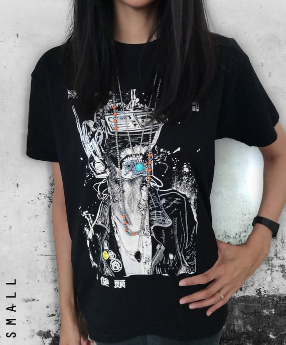 Cyberpunk Heavy Metal T shirt Etsy