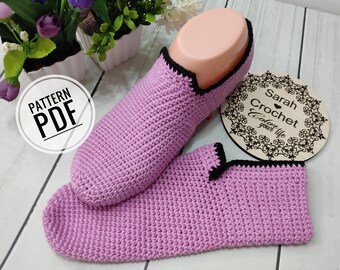 Easy Crochet Slippers Pattern For Women