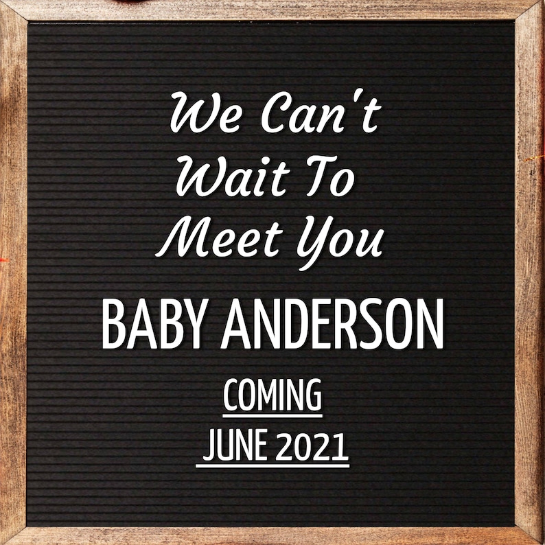 Digital Sports Baby Announcementsoccer Pregnancy Reveal Etsy Canada