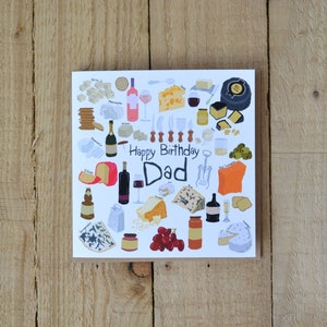 Tarjeta de plato de queso