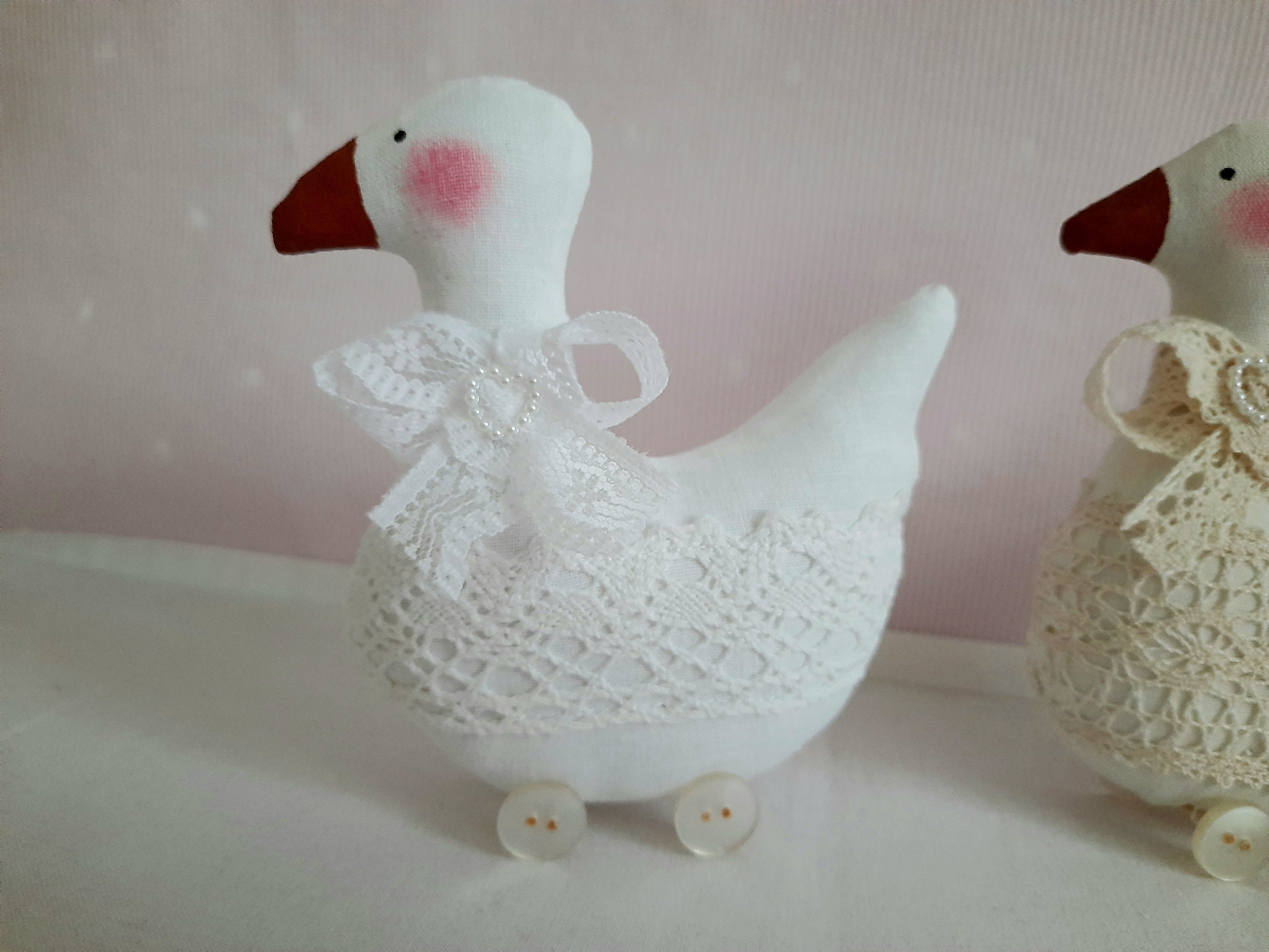 Ganso tilda 2 gansos conjunto animal de decoración de | Etsy