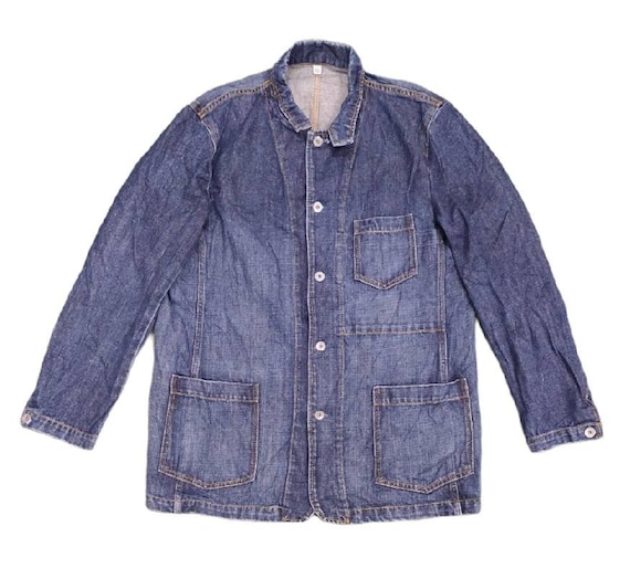 Uniqlo Three pockets Chore denim coat workers Larg