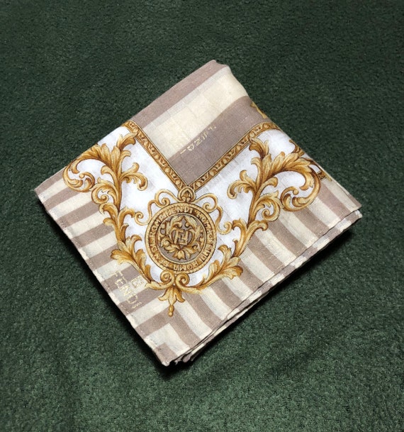 Fendi baroque pattern handkerchief