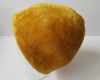 Womens Mustard Yellow Felt Hat by La Duchess Northern Ireland