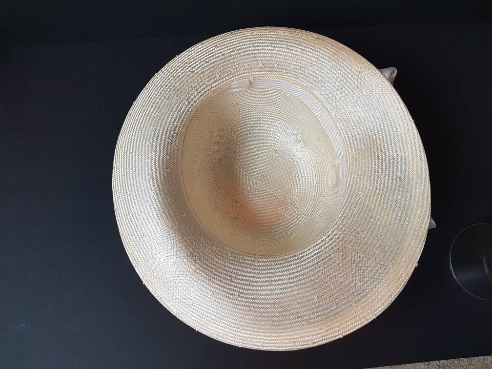 Beautiful off White Summer Hat Horse Races Lunch or - Etsy Canada