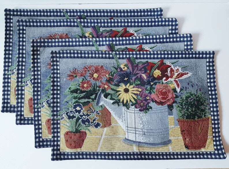 Tapestry Placemats for Outdoor Fun Etsy