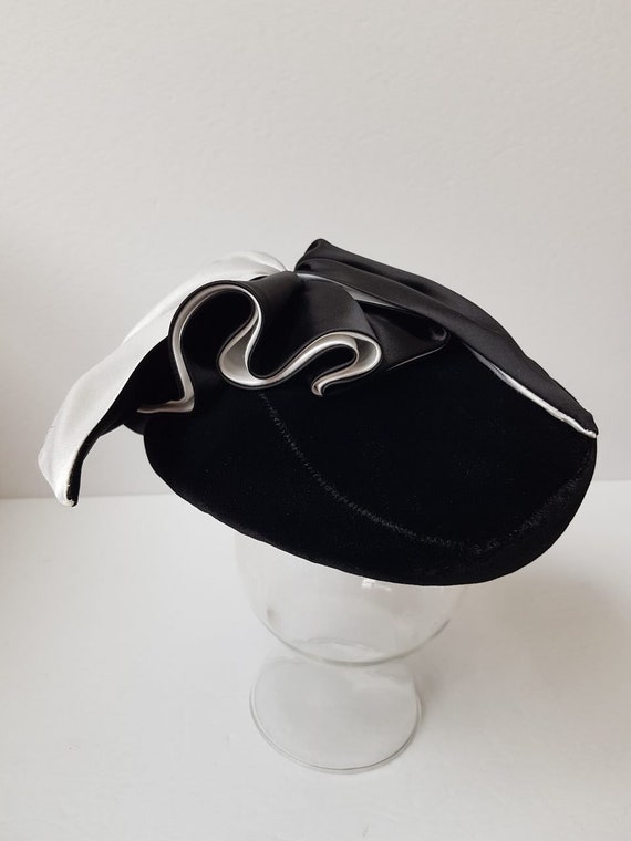 Elegant Velvet Pillbox Ladies Hat