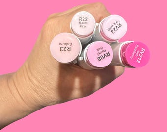 Pink Ohuhu Honolulu B Alcohol Brush Marker - Single Color - Etsy