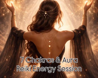 7 Chakra + Aura Reiki Session provides Chakra, Symbol & Color Reading delivered via Etsy Messenger by Request • Distance Meditative Session