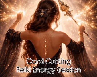 Cord Cutting Energy Session provides Chakra, Symbol & Color Reading delivered via Etsy Messenger by Request • Distance Meditative Session