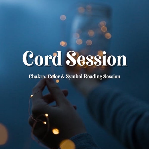 Cord Session provides Chakra, Symbol & Color Reading Session delivered via Etsy Messenger • Meditative Session