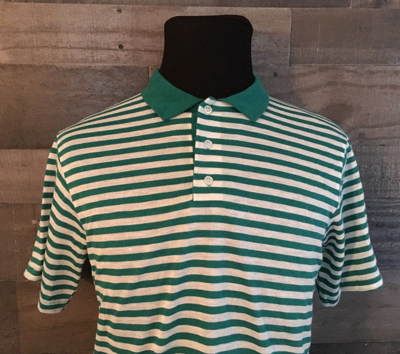 Vintage 80s Club Hampton Green / White Polo 1980s Golf Shirt / | Etsy