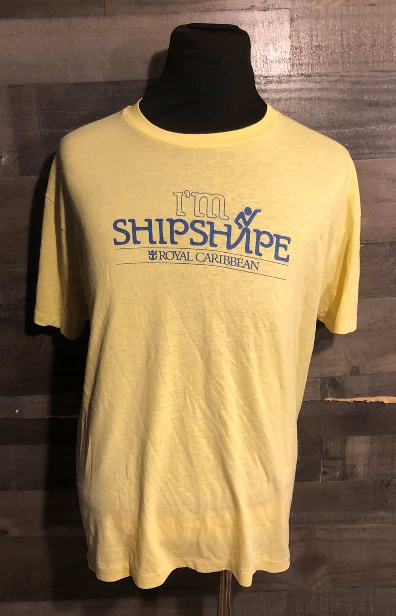 Vintage 90s I'm Shipshape Royal Caribbean Cruise Ships image 0