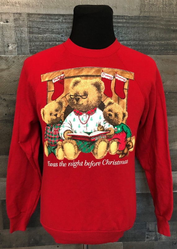 Twas the night before christmas bear