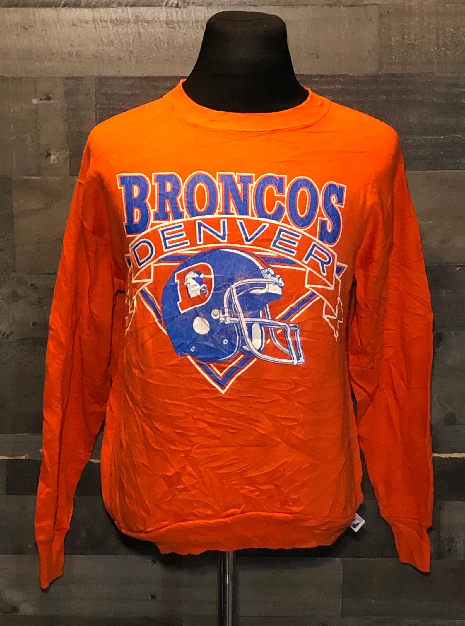 Vintage Denver Broncos 1980s NFL Football Logo 7 Crewneck - Etsy