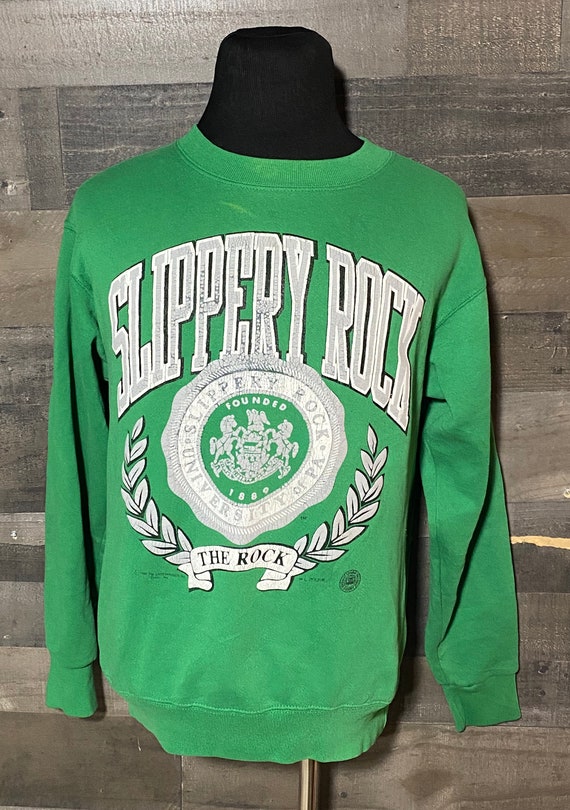 Vintage Slipper Rock University Green 1980s Colleg
