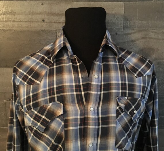 Vintage Plains Western Wear Button Down 