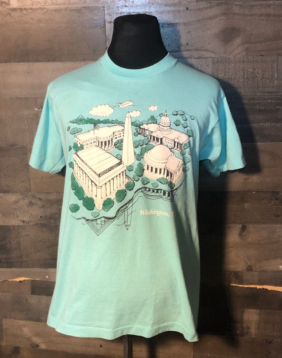 Vintage 80s Washington DC Travel Tourism Tourist t
