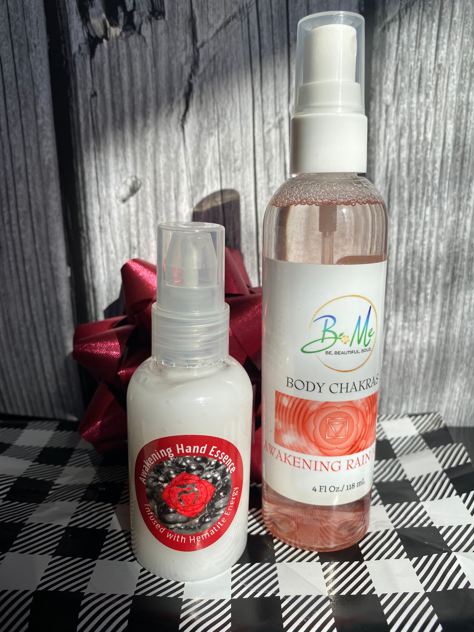 Root Chakra Mist and Lotion Set Chakra Gift Set Chakra Balancing Set
