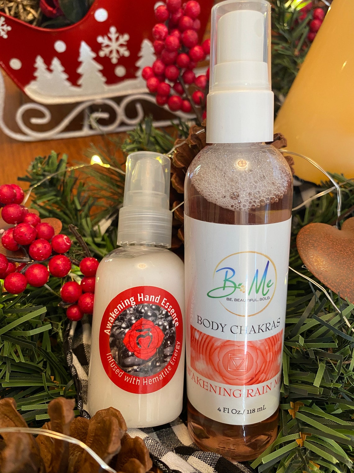 Root Chakra Mist and Lotion Set Chakra Gift Set Chakra Balancing Set