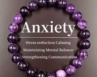 Anxiety Sleep Calming Crystal Healing Support Bracelet This Lovely Bracelet Now Available In Smaller 6mm Gemstone Beads