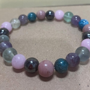 Armband voor gewrichtspijn gemaakt van edelsteenkralen van 8 mm om artritis, carpale tunnel en andere chronische gewrichtspijn te behandelen