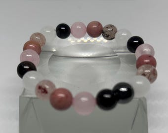 The Love Bracelet Manages Love Connection And Manifesting Attraction Made with 8mm Gemstone Beads By Reiki Master Various Sizes