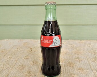 Vtg UNOPENED full COCA COLA Coke glass BOTTLE You Pick One 80s antique 1980 10oz 