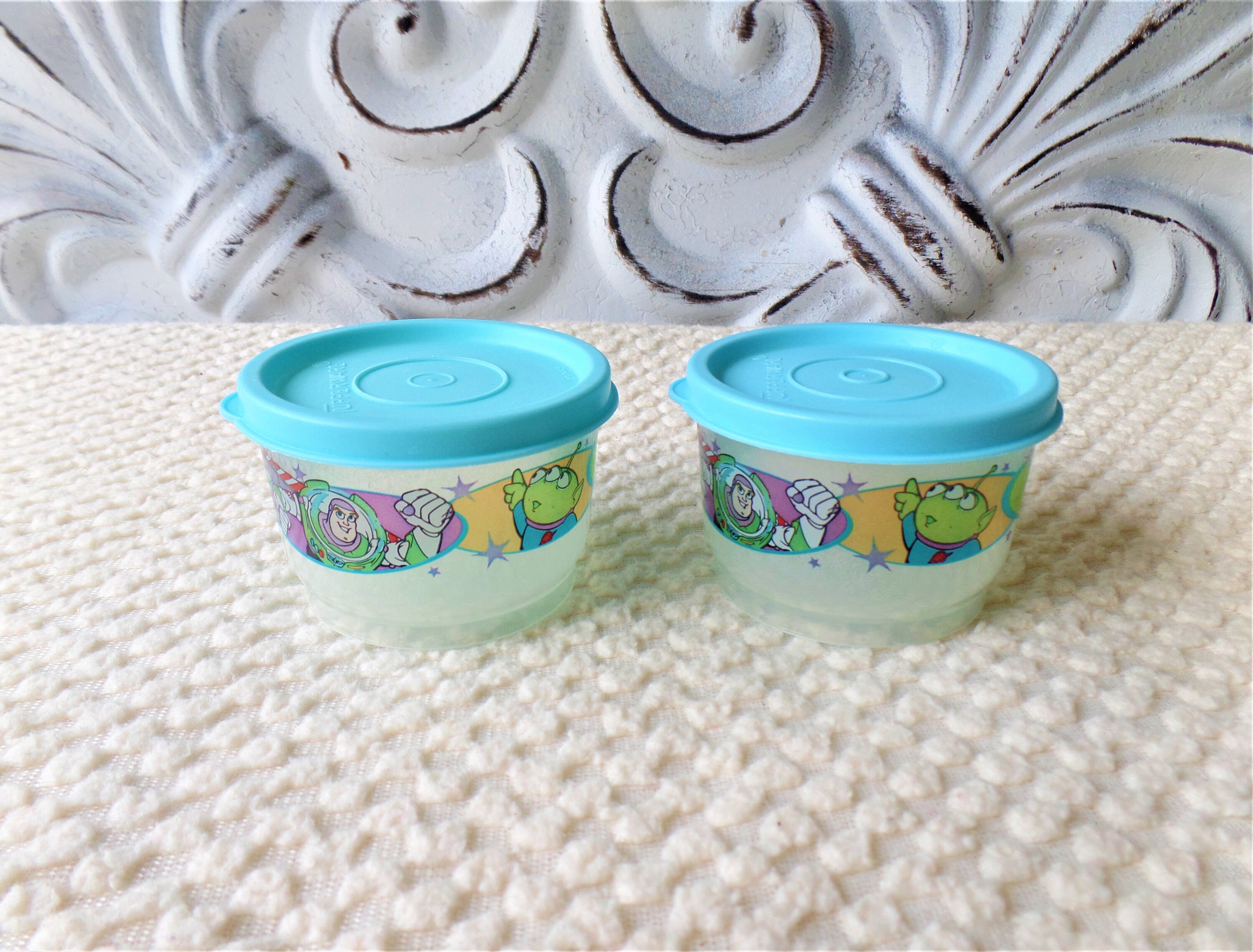 Vintage Set of 2 Toy Story Tupper Ware Storage Containers | Etsy