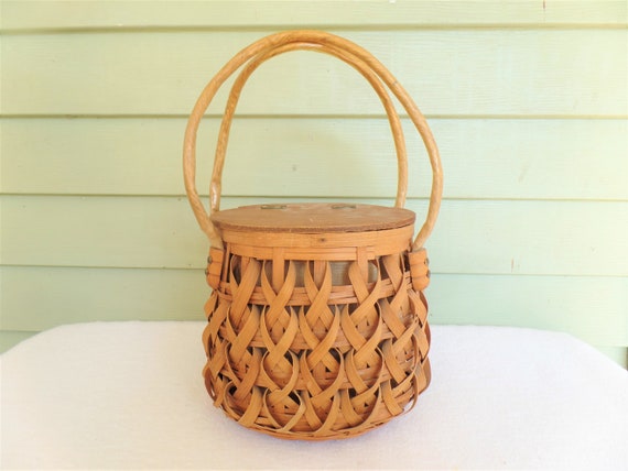 Vintage Lined Box Purse, Vintage Handmade Purse, V