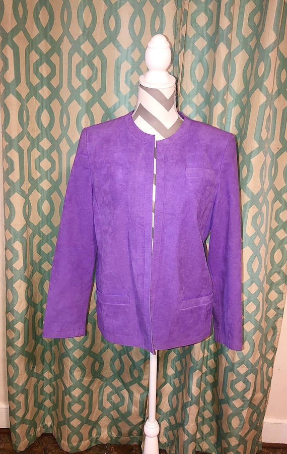 Vintage Abe Schrader Union Made Women’s Purple Sue
