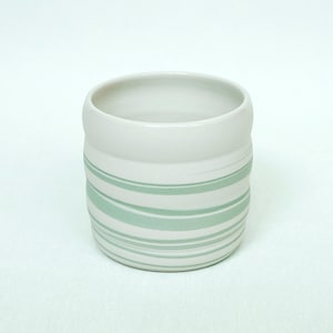 Handmade marbled porcelain swirl wavy cup 10 oz, Housewarming and holiday gift, wheelthrown premium porcelain cup, ceramic porcelain cup