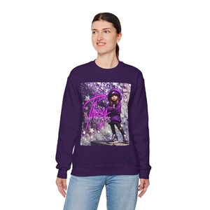 Crewneck Sweatshirt, Bold Statement Design, Streetwear Style, Trendy Graphic Jumper, Urban Fashion Top, Minimalist Apparel, Nonconformist