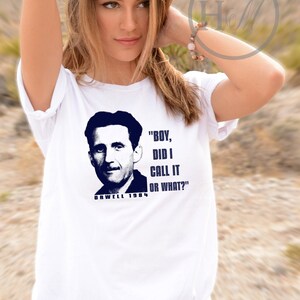 1984 Orwell Shirt - Conspiracy Theories Shirt - George Orwell 1984 - Conspiracy Theory - Make Orwell Fiction Again - Political Shirts