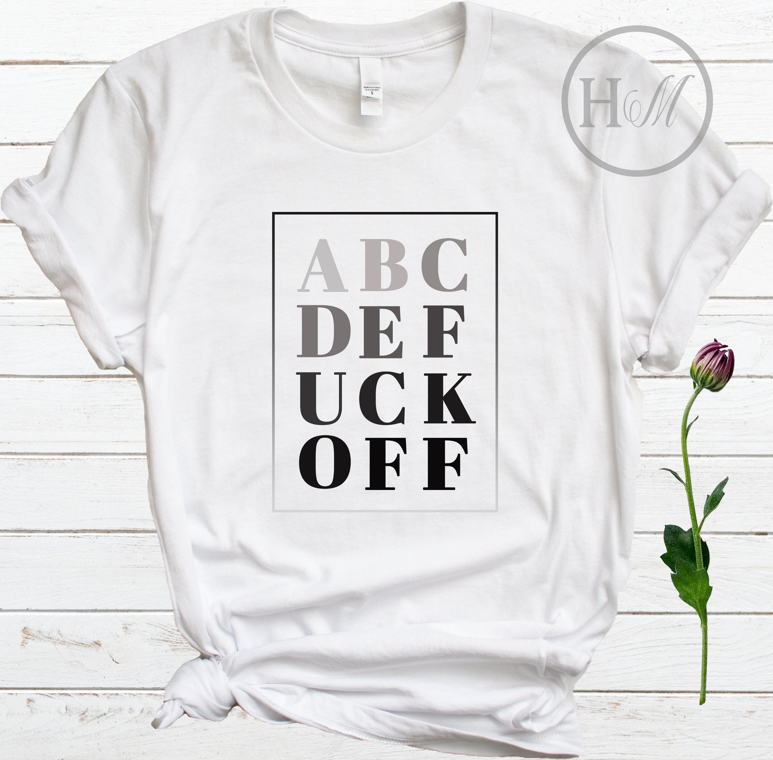 Abcdefuckoff Offensive T-shirts F Word - Etsy