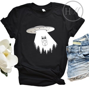 UFO Shirt, Alien Abduction, Cat Middle Finger, Alien Tshirt, I Want To Leave, I Do What I Want, Alien Clothing, Space T Shirt