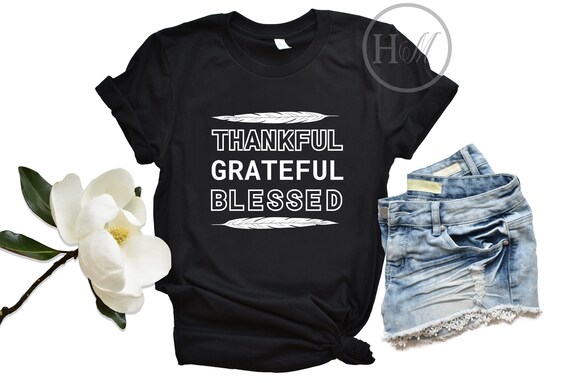 Women Thankful T Shirts Feather Arrow 3/4 Sleeve Raglan Baseball Splic