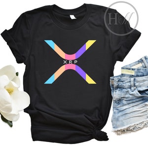 Xrp Crypto T Shirt - Xrp Cryptocurrency Unisex Tee - Cadeaux de crypto-monnaie - Xrp To The Moon - XRP Ripple - Cadeau pour les commerçants - Cadeaux d'échange