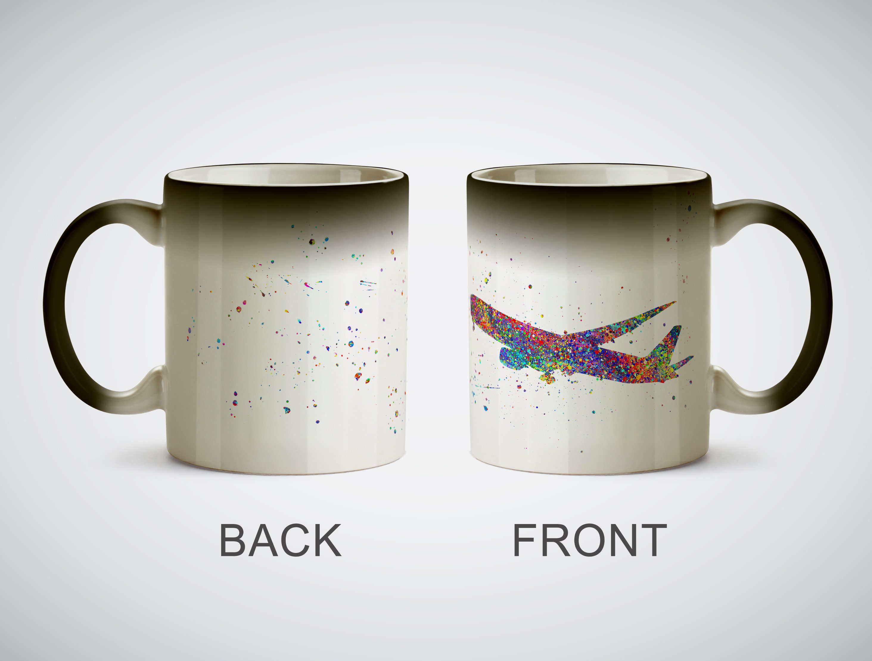 Airplane Magic Mug Small Gifts Airplane Lovers Handmade Etsy