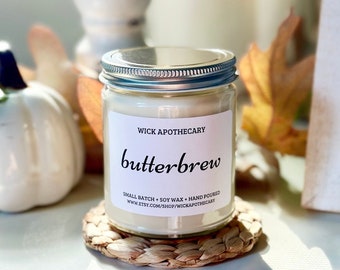 Butter brew candle- wizard inspired- soy candle