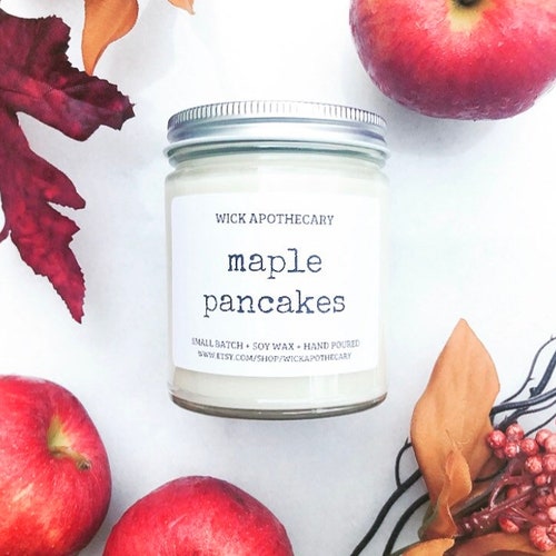 MAPLE PANCAKES candle | soy candle | gifts for her | pancake candle | bakery candle | dessert candle