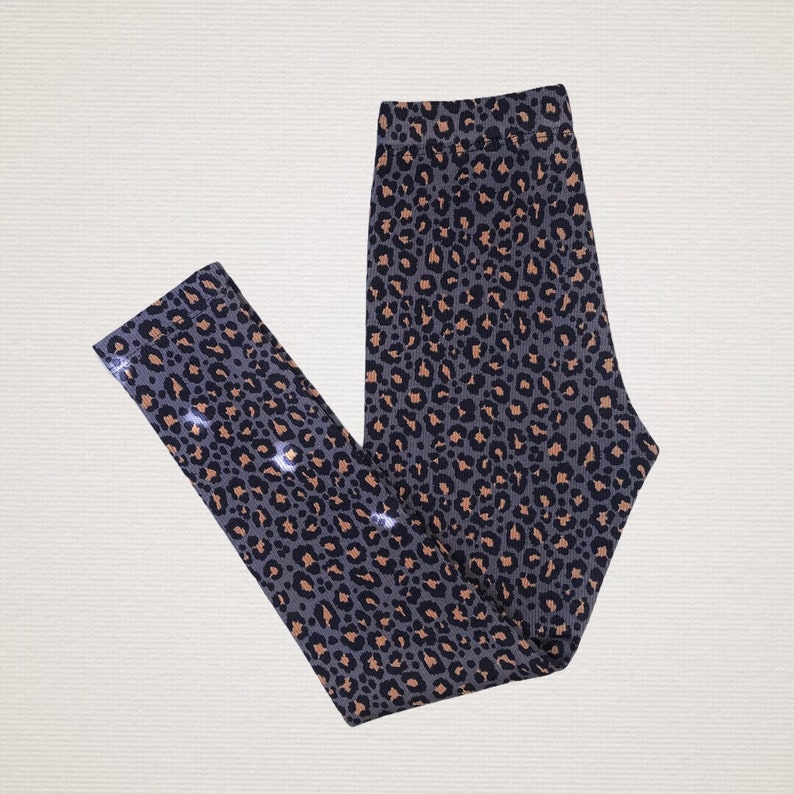 Rippleggings Leoprint blue