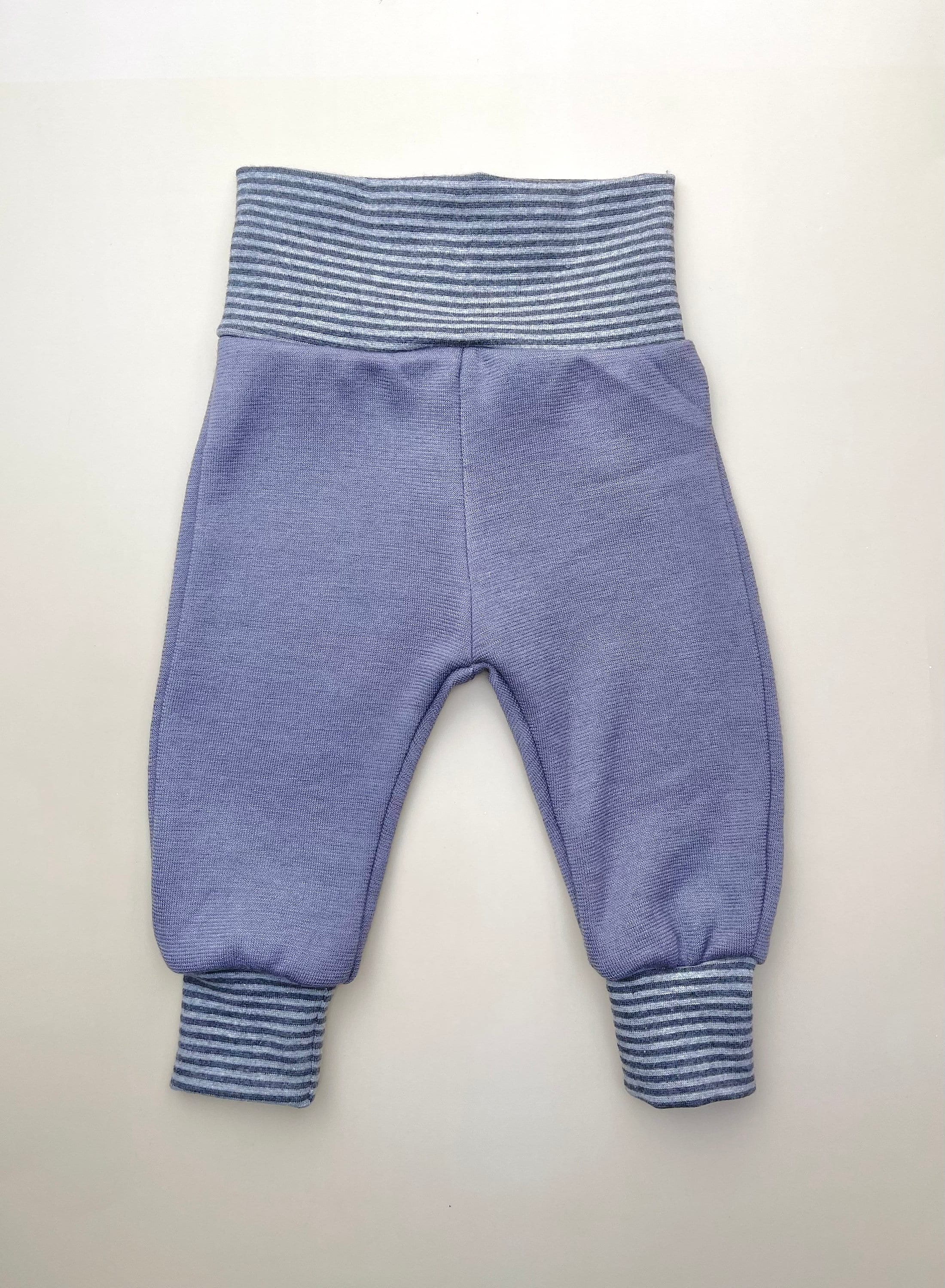 Wool terry cloth pants harem pants