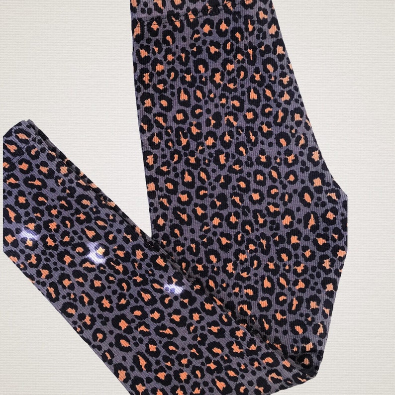 Rippleggings Leoprint blue