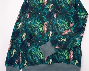 Sweatshirt panther jungle green