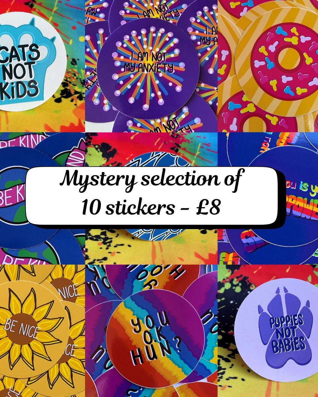 Random Surprise Random Surprise Sticker Assortment - Mystery Goodie Bag Gift - Etsy